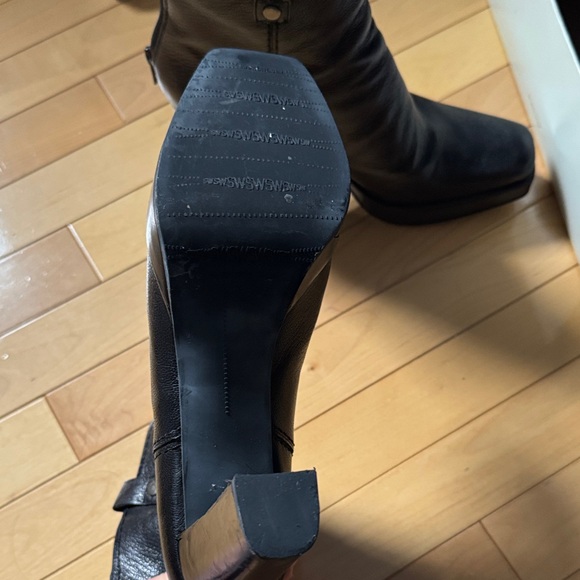 Stuart Weitzman Black Leather Ankle Boots 8M - Picture 5 of 11